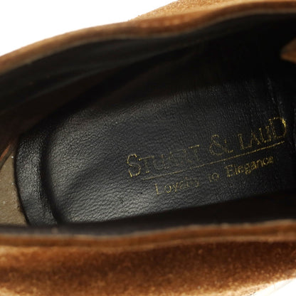 【中古】スチュアート アンド ラウド stuart&amp;laud スエード チャッカブーツ ブラウン【 8 】【 状態ランクC 】【 メンズ 】