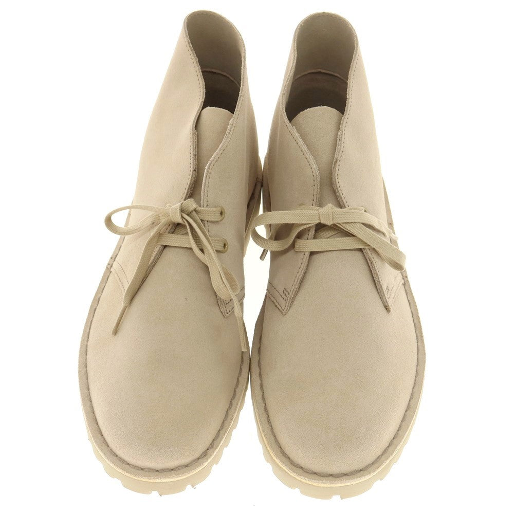 【中古】【未使用】クラークス Clarks Desert Rock スエード デザートブーツ ベージュ【 UK8 】【 状態ランクS 】【 メンズ 】