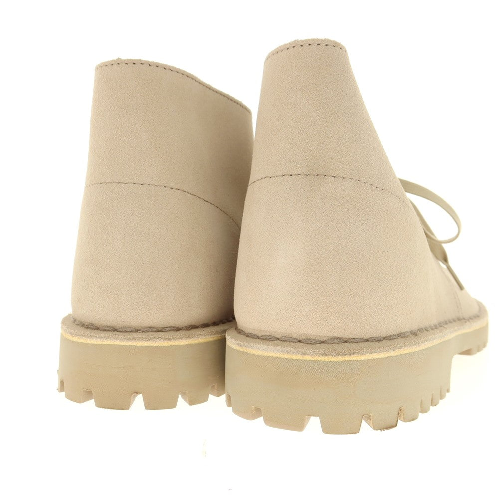 【中古】【未使用】クラークス Clarks Desert Rock スエード デザートブーツ ベージュ【 UK8 】【 状態ランクS 】【 メンズ 】