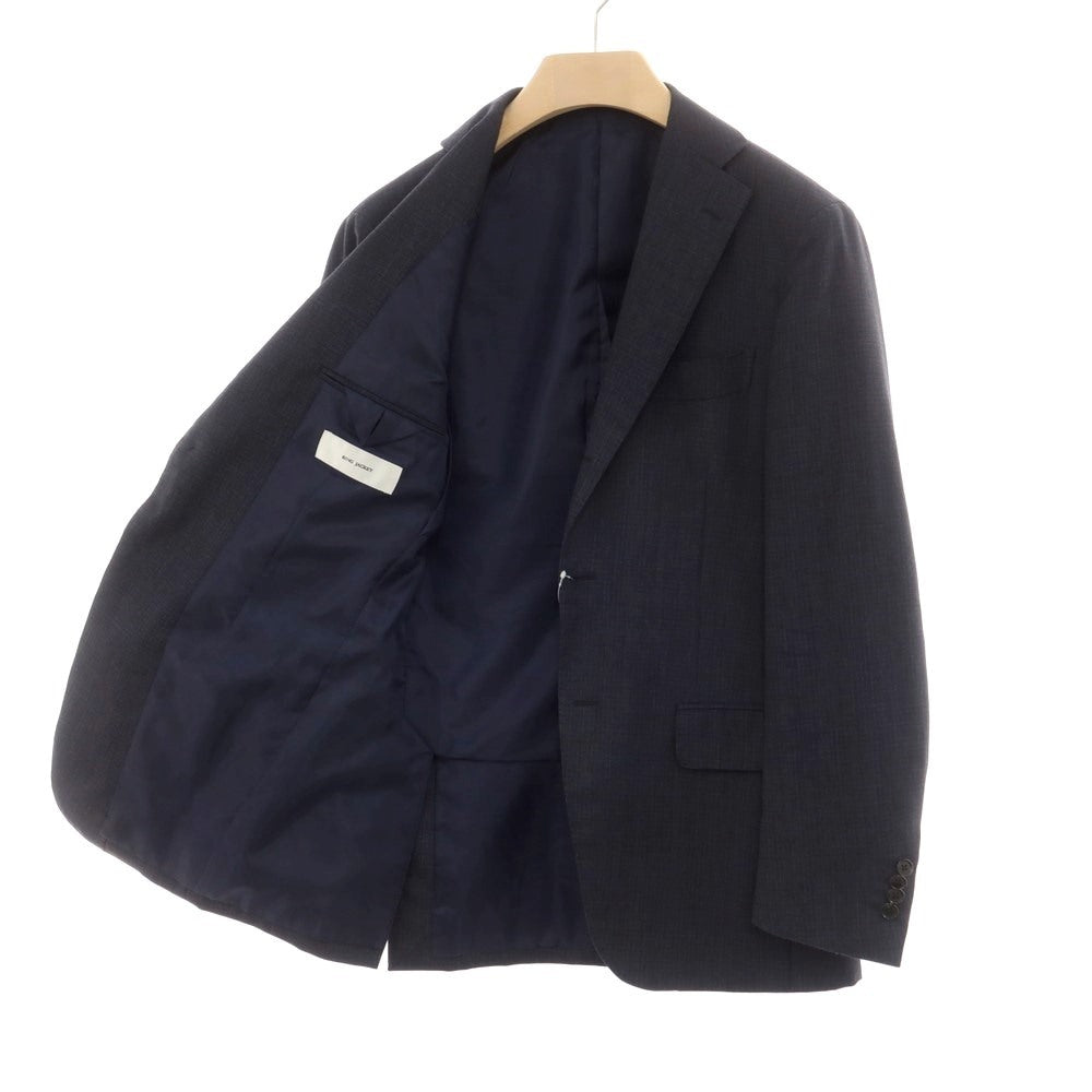 【中古】リングヂャケット RING JACKET ウール 3つボタンスーツ ネイビー【 46 】【 状態ランクC 】【 メンズ 】