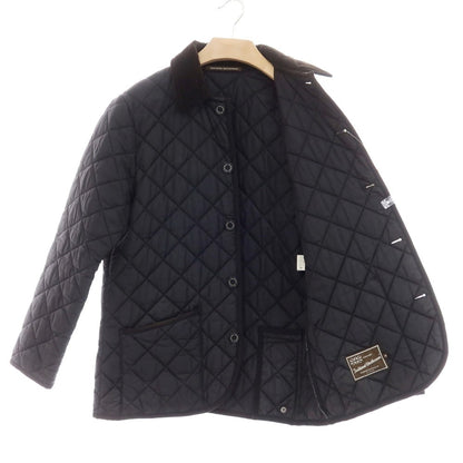 【中古】トラディショナルウェザーウェア Traditional Weatherwear ナイロン キルティングブルゾン ブラック【 40 】【 状態ランクC 】【 メンズ 】