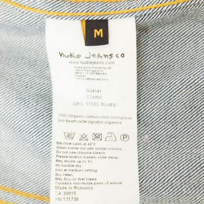 【中古】ヌーディージーンズ Nudie Jeans コットン Gジャン デニムジャケット ネイビー【 M 】【 状態ランクC 】【 メンズ 】