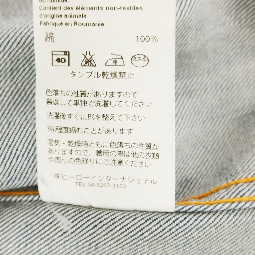 【中古】ヌーディージーンズ Nudie Jeans コットン Gジャン デニムジャケット ネイビー【 M 】【 状態ランクC 】【 メンズ 】