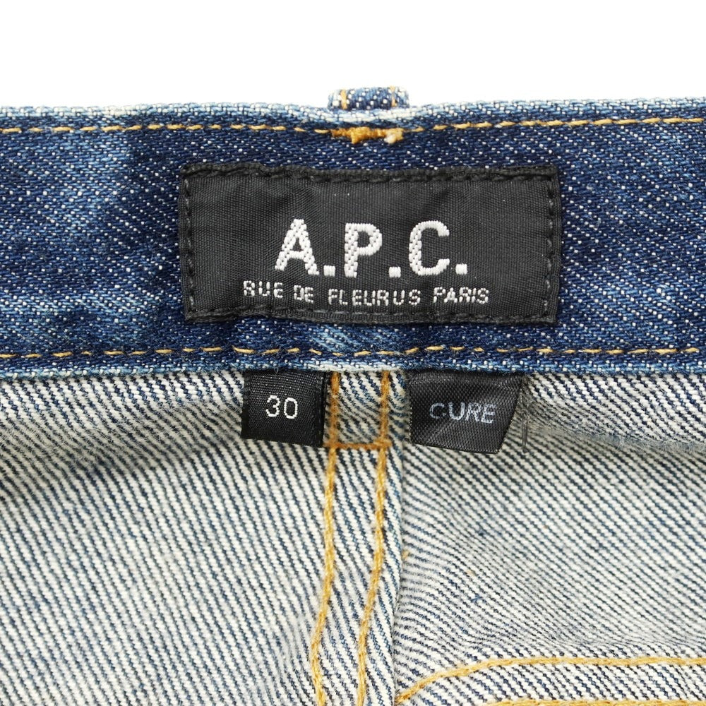 【中古】アーペーセー A.P.C. CURE コットン ジーンズ デニムパンツ ネイビー【サイズ30】【NVY】【S/S/A/W】【状態ランクC】【メンズ】