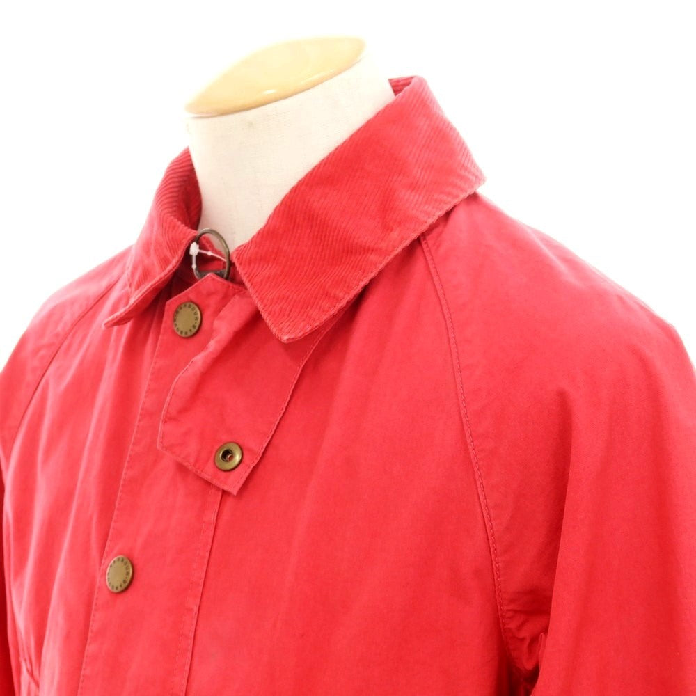 【中古】バブアー Barbour コットン フィールドジャケット レッド【 34 】【 状態ランクC 】【 メンズ 】