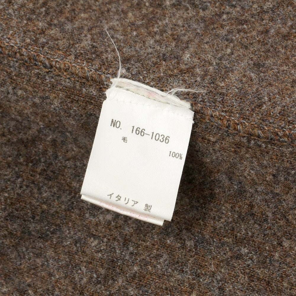 【中古】アルテア Altea ウール ストライプ ニットジャケット グレーxブラウン【サイズL】【 状態ランクB 】【 メンズ 】 [EPD]