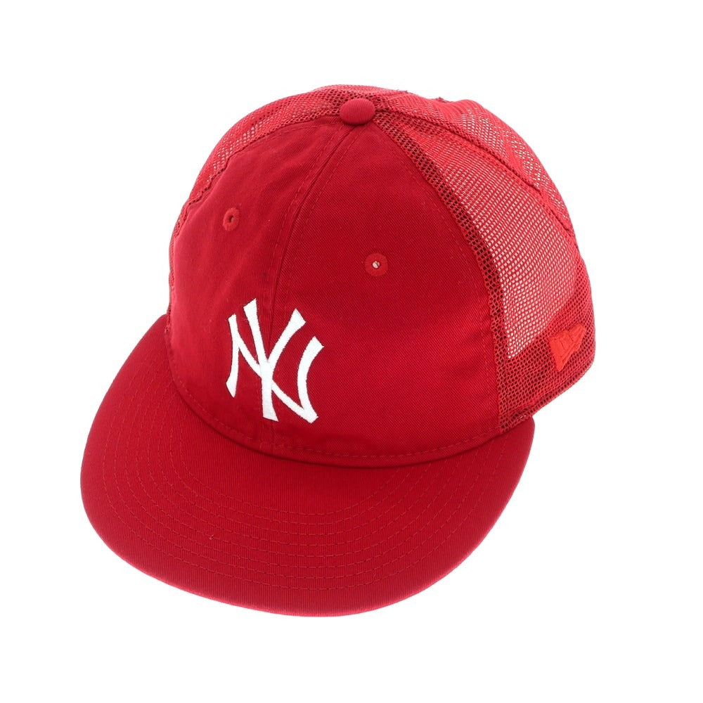 【中古】ニューエラ NEW ERA BEAMS別注 メッシュ BBキャップ レッド【 状態ランクB 】【 メンズ 】