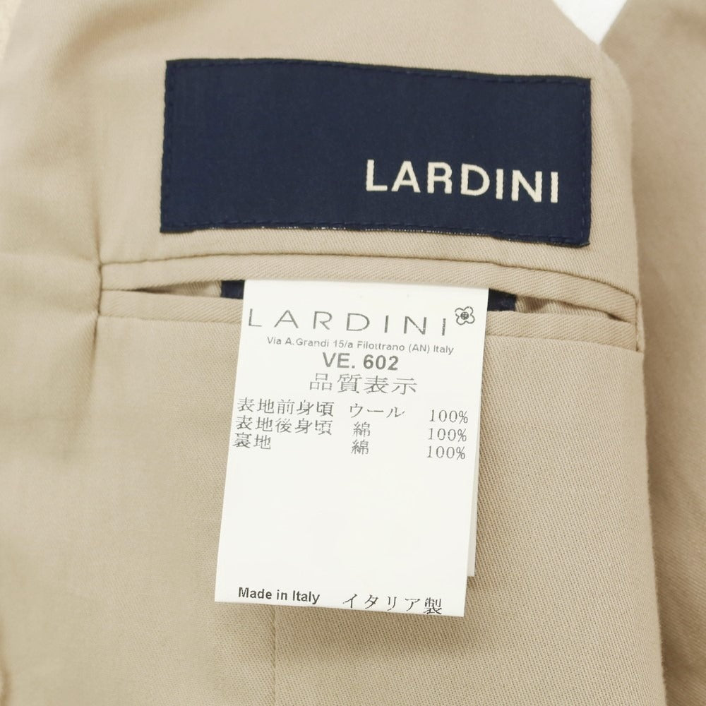 【中古】ラルディーニ LARDINI ウール ベスト ドレス系ジレ ベージュ【サイズ46】【BEI】【A/W】【状態ランクB】【メンズ】