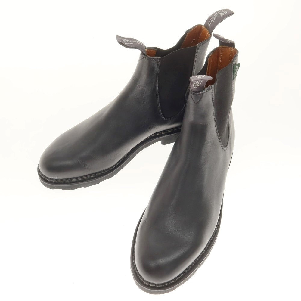 【中古】【未使用】パラブーツ Paraboot MANEGE サイドゴアブーツ ブラック【 7 1/2 】【 状態ランクS 】【 メンズ 】