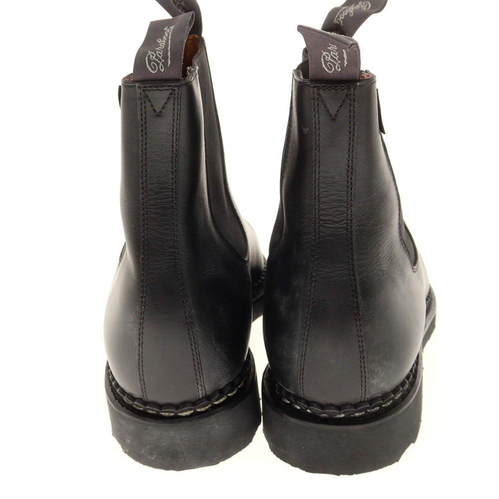 【中古】【未使用】パラブーツ Paraboot MANEGE サイドゴアブーツ ブラック【 7 1/2 】【 状態ランクS 】【 メンズ 】