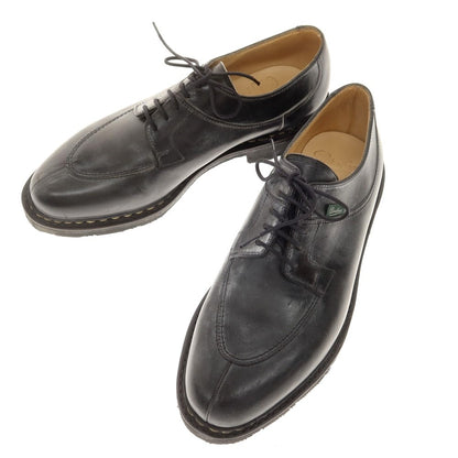 【中古】【未使用】パラブーツ Paraboot AVIGNON スプリットトゥ ドレスシューズ ブラック【 7 1/2 】【 状態ランクS 】【 メンズ 】