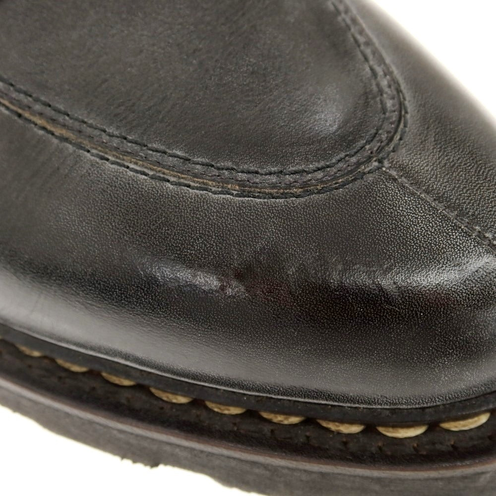 【中古】【未使用】パラブーツ Paraboot AVIGNON スプリットトゥ ドレスシューズ ブラック【 7 1/2 】【 状態ランクS 】【 メンズ 】