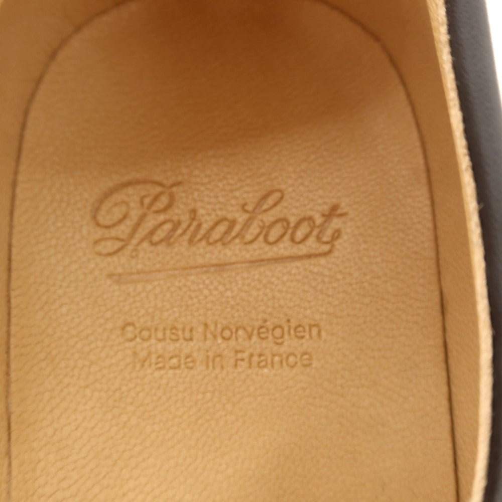 【中古】【未使用】パラブーツ Paraboot MICHAEL ハラコレザー チロリアンシューズ ブラック【 41 1/2 】【 状態ランクS 】【 メンズ 】