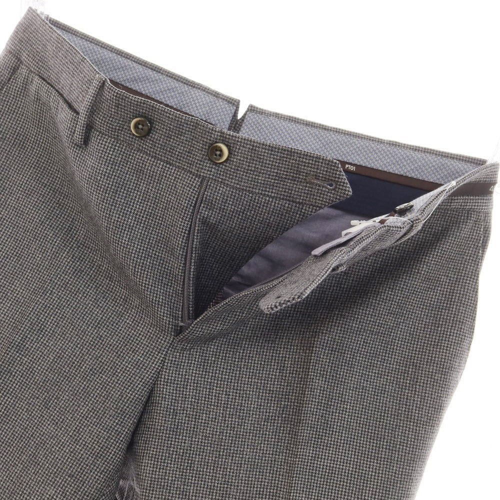 PT01 ピーティーゼロウーノ SUPER 100'S ウールノータックスラックス