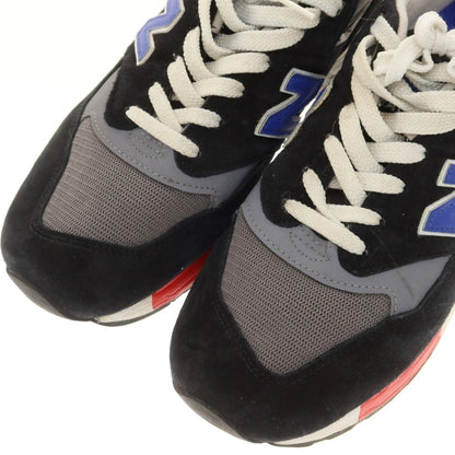 【中古】ニューバランス NEW BALANCE M998HL USA製 スニーカー ブラックxグレー系【 28.5cm 】【 状態ランクB 】【 メンズ 】