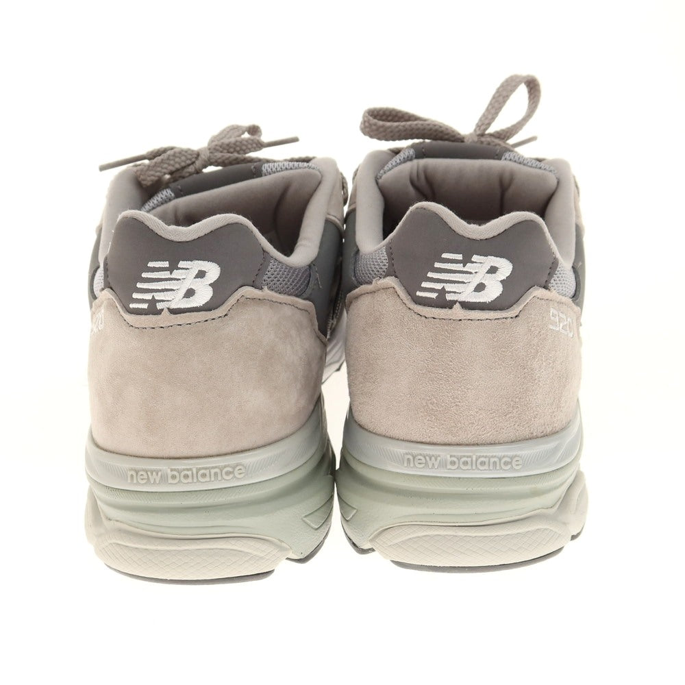 【中古】ニューバランス NEW BALANCE M920GRY ENGLAND製 スニーカー グレー【 UK10 1/2 】【 状態ランクA 】【 メンズ 】