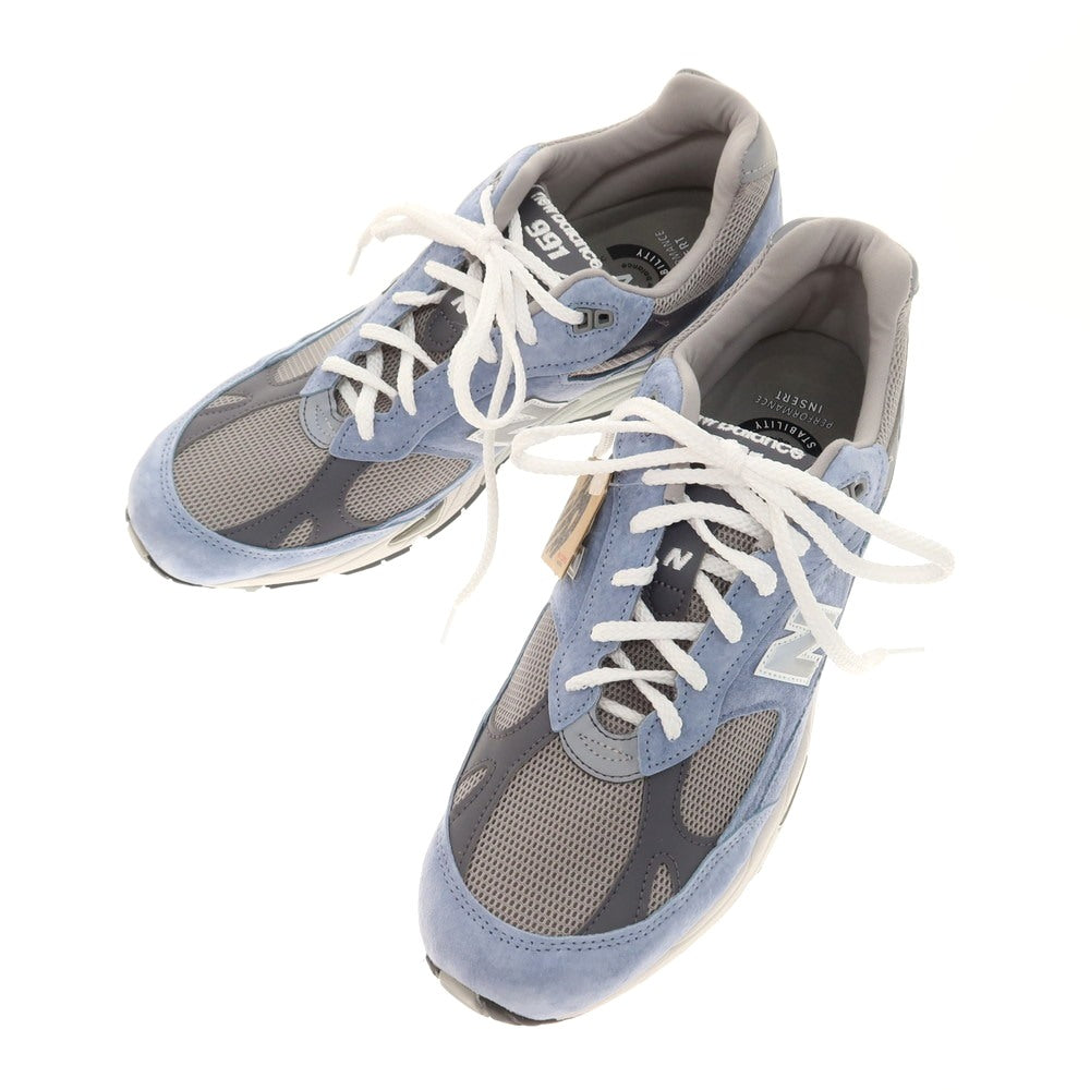 【中古】【未使用】ニューバランス NEW BALANCE M991BGG ENGLAND製 スニーカー ブルーxグレー【 UK10 1/2 】【 状態ランクS 】【 メンズ 】