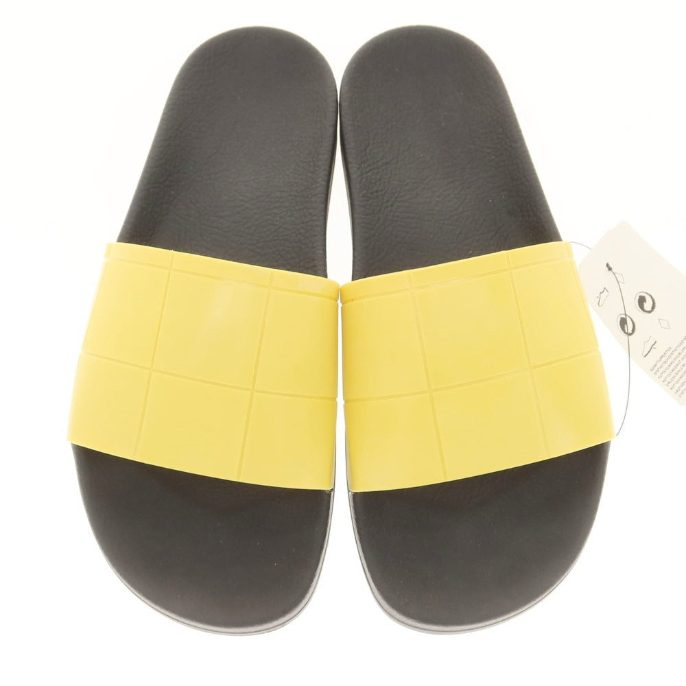 【中古】【未使用】ラフシモンズ RAF SIMONS × adidas ADILETTE CHECKER サンダル ブラックxイエロー【 27.5cm 】【 状態ランクS 】【 メンズ 】