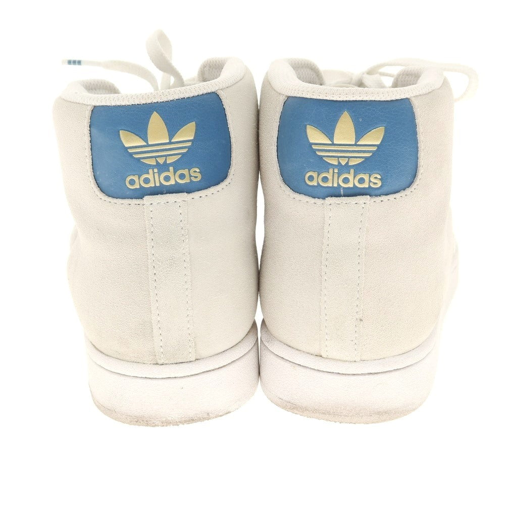 【中古】アディダス adidas PRO MODEL RICHARD ANGELIDES スエード スニーカー ライトグレー【 28cm 】【 状態ランクB 】【 メンズ 】