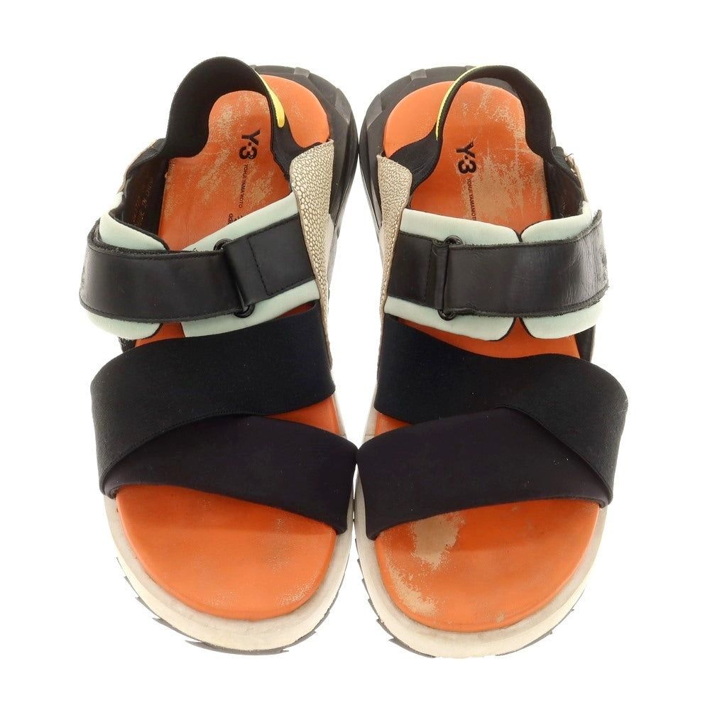 【中古】ワイスリー Y-3 KAOHE SANDAL サンダル ブラック系【 9D 】【 状態ランクC 】【 メンズ 】