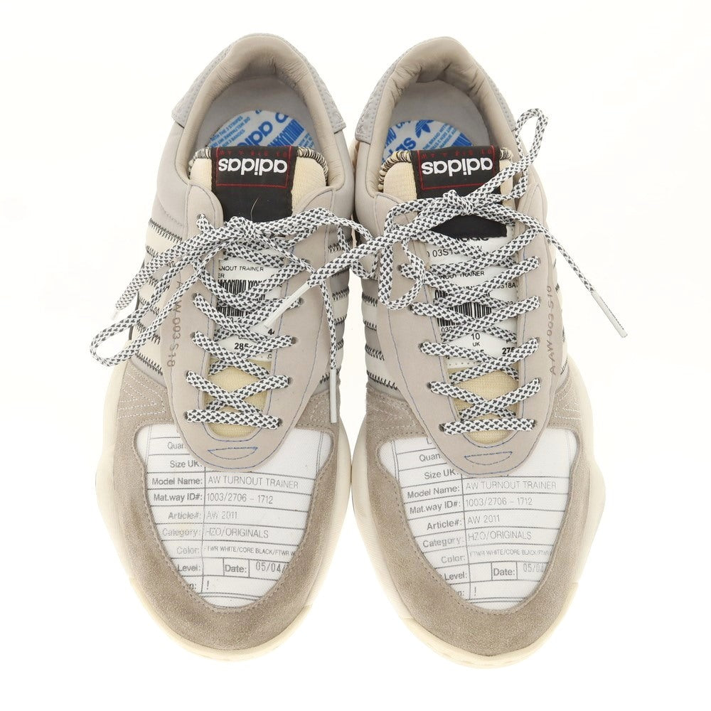 【中古】アレキサンダーワン Alexander Wang × adidas Turnout Trainer スニーカー グレー【 28.5cm 】【 状態ランクB 】【 メンズ 】