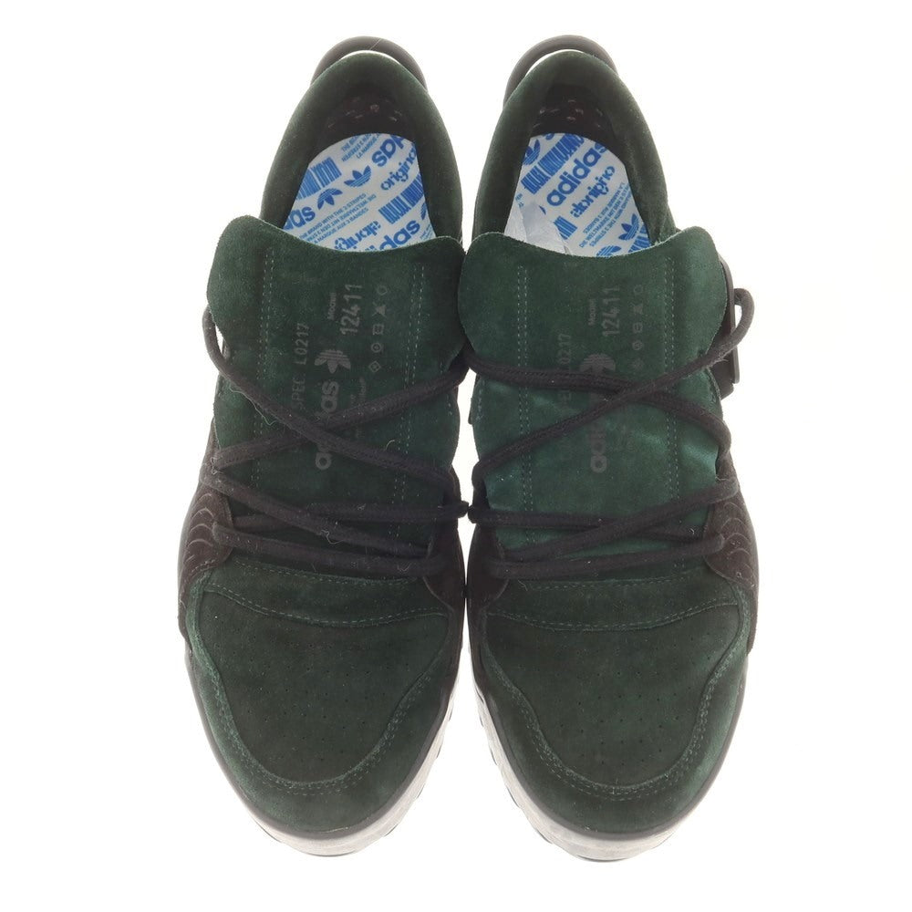 【中古】アレキサンダーワン Alexander Wang × adidas BBALL LOW スエード スニーカー ダークグリーン【 28cm 】【 状態ランクB 】【 メンズ 】