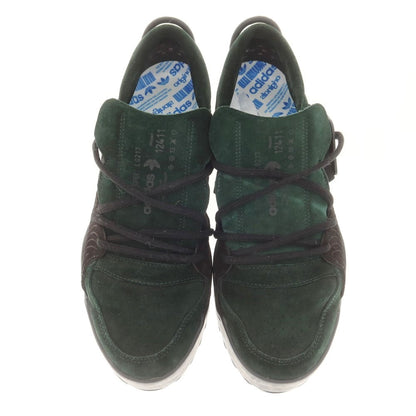 【中古】アレキサンダーワン Alexander Wang × adidas BBALL LOW スエード スニーカー ダークグリーン【 28cm 】【 状態ランクB 】【 メンズ 】