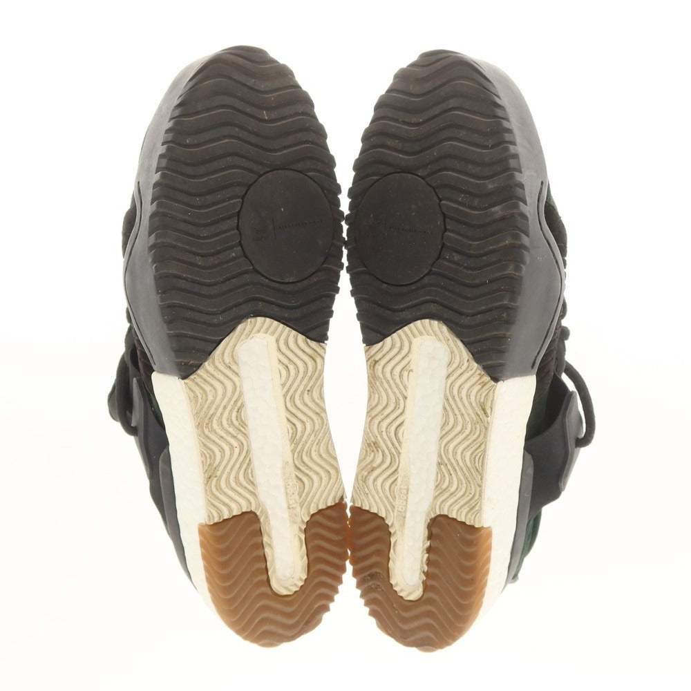 【中古】アレキサンダーワン Alexander Wang × adidas BBALL LOW スエード スニーカー ダークグリーン【 28cm 】【 状態ランクB 】【 メンズ 】