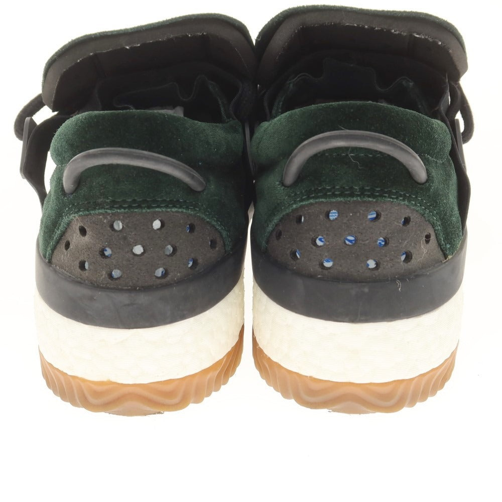 【中古】アレキサンダーワン Alexander Wang × adidas BBALL LOW スエード スニーカー ダークグリーン【 28cm 】【 状態ランクB 】【 メンズ 】