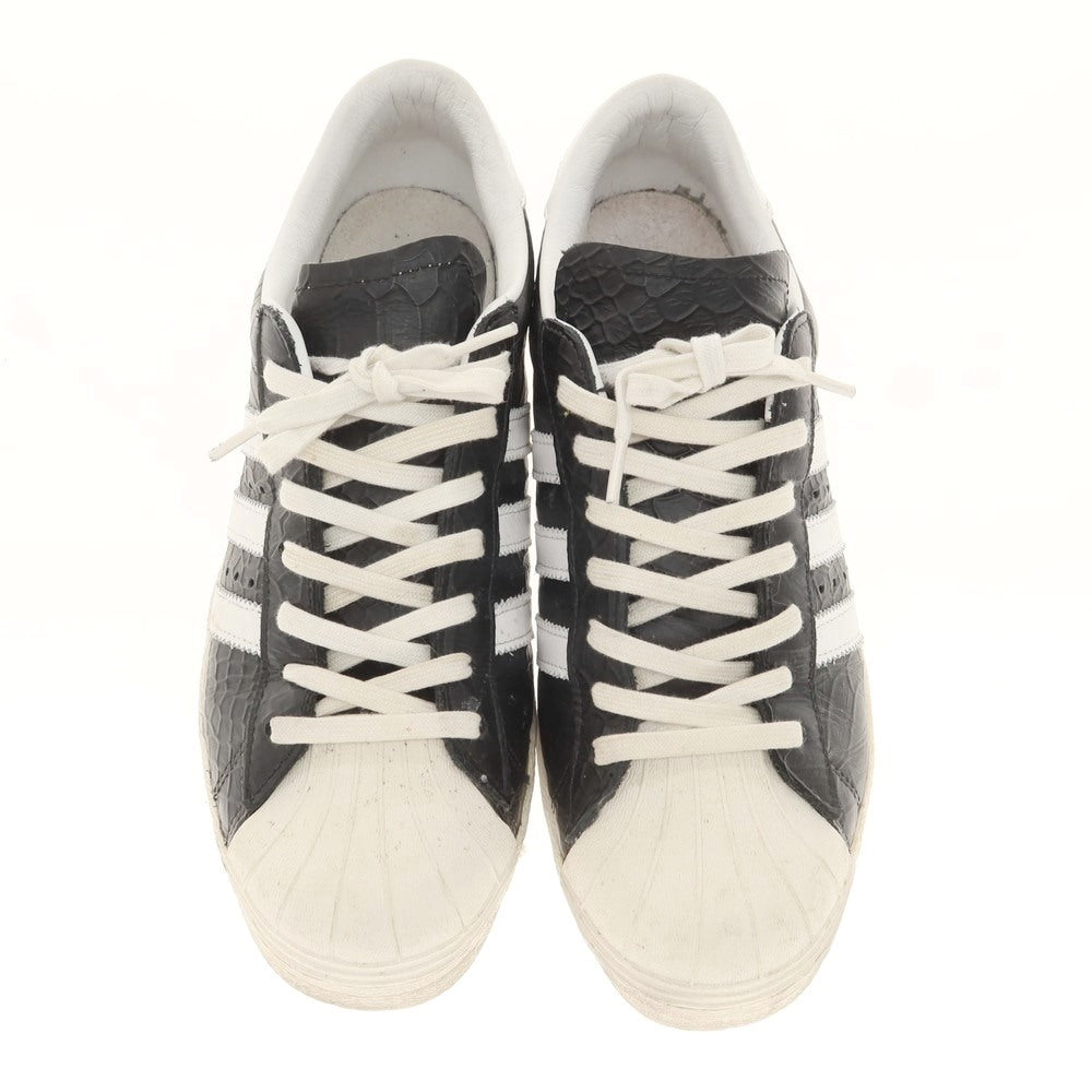 【中古】ハイク HYKE × adidas SUPERSTAR スニーカー ブラックxホワイト【 28cm 】【 状態ランクC 】【 メンズ 】