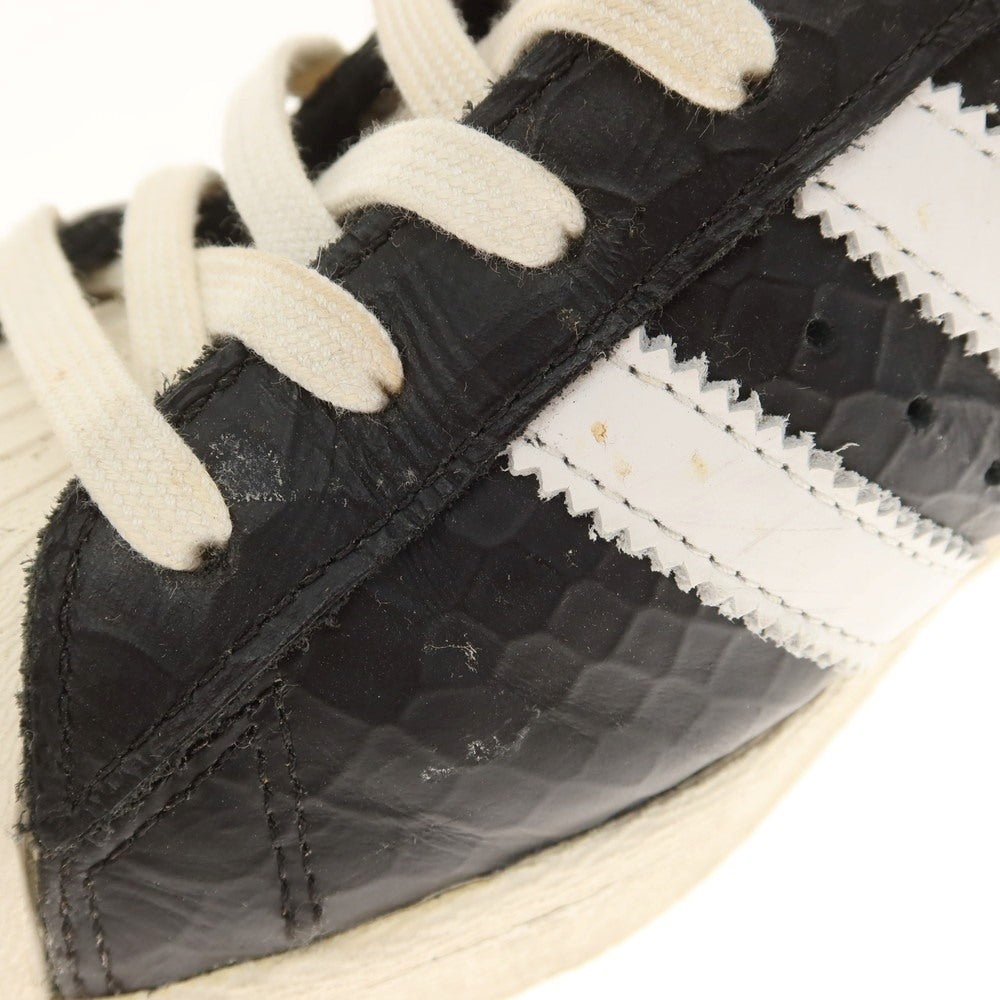 【中古】ハイク HYKE × adidas SUPERSTAR スニーカー ブラックxホワイト【 28cm 】【 状態ランクC 】【 メンズ 】