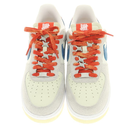 【中古】ナイキ NIKE × UNDEFEATED AIR FORCE 1 LOW SP スニーカー ライトグレー系【 28.5cm 】【 状態ランクB 】【 メンズ 】