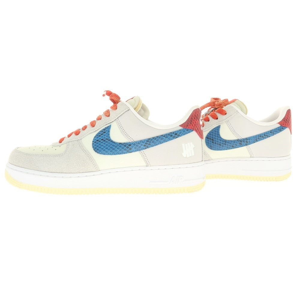 【中古】ナイキ NIKE × UNDEFEATED AIR FORCE 1 LOW SP スニーカー ライトグレー系【 28.5cm 】【 状態ランクB 】【 メンズ 】