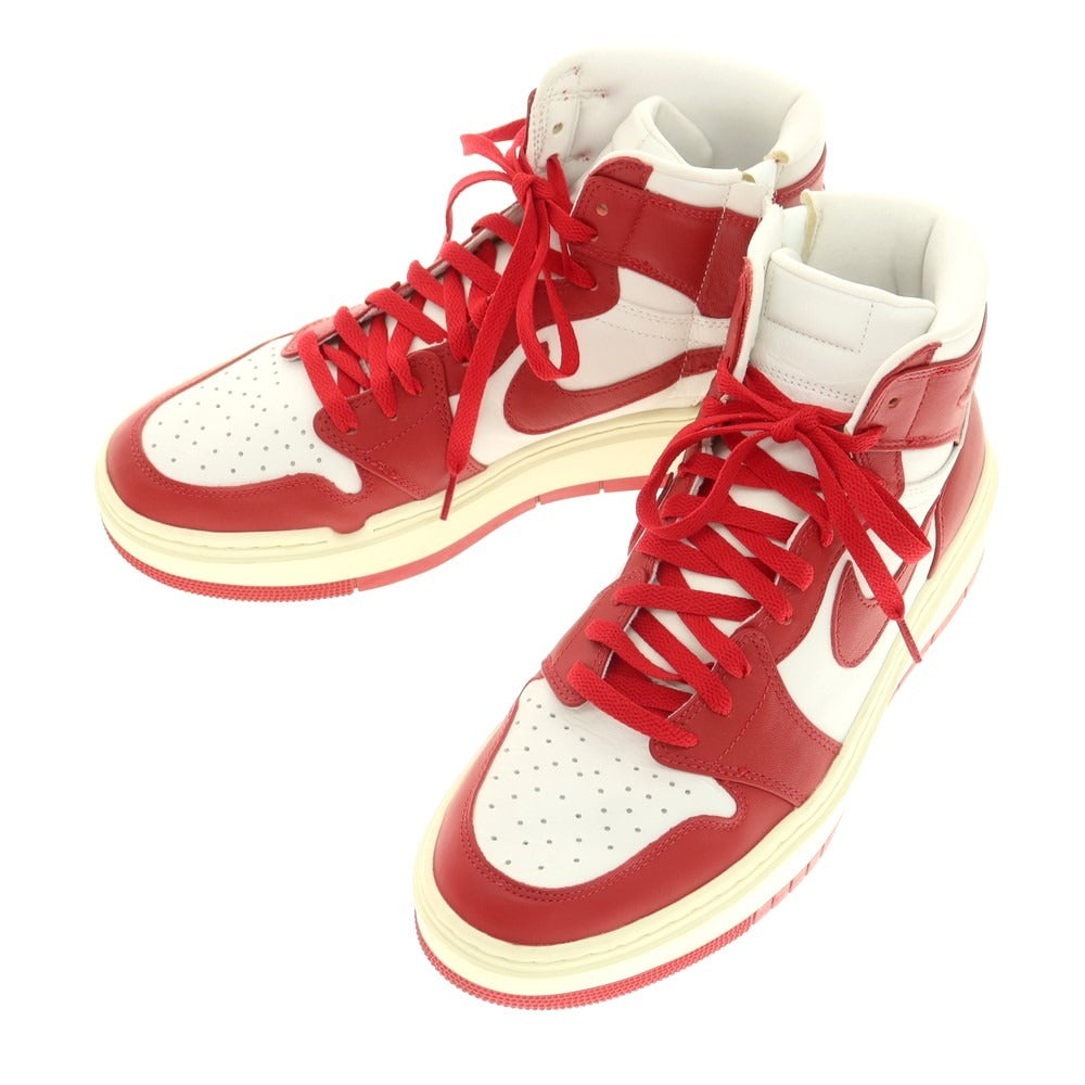 【中古】ナイキ NIKE WMNS AIR JORDAN 1 Elevate High ジョーダン1 ハイカット スニーカー ホワイトxレッド【 29cm 】【 状態ランクB 】【 メンズ 】