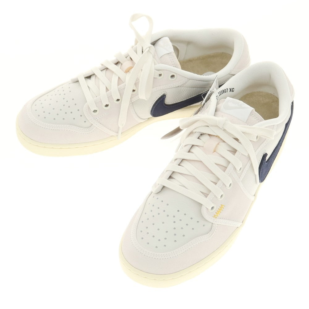 【中古】【未使用】ユニオン UNION × NIKE AIR JORDAN 1 KO LOW SP ジョーダン1 ロー スエード スニーカー オフホワイト【 28.5cm 】【 状態ランクS 】【 メンズ 】