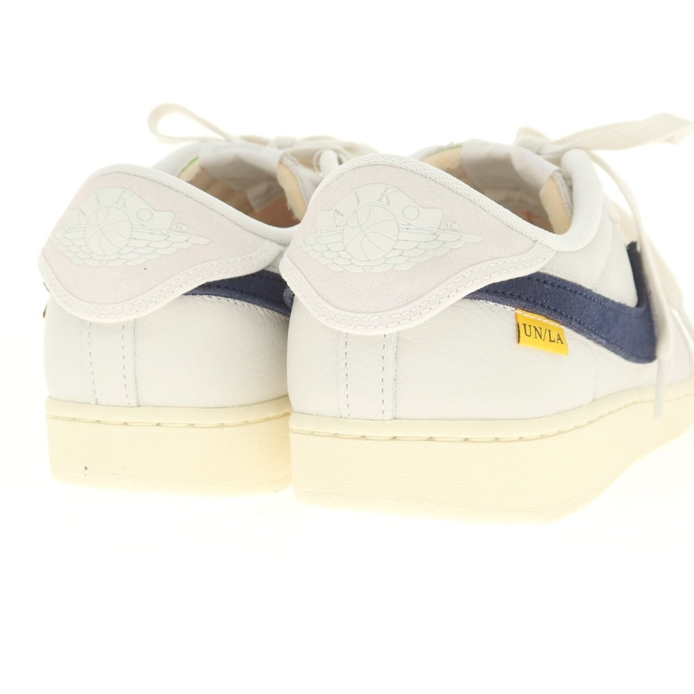 【中古】【未使用】ユニオン UNION × NIKE AIR JORDAN 1 KO LOW SP ジョーダン1 ロー スエード スニーカー オフホワイト【 28.5cm 】【 状態ランクS 】【 メンズ 】