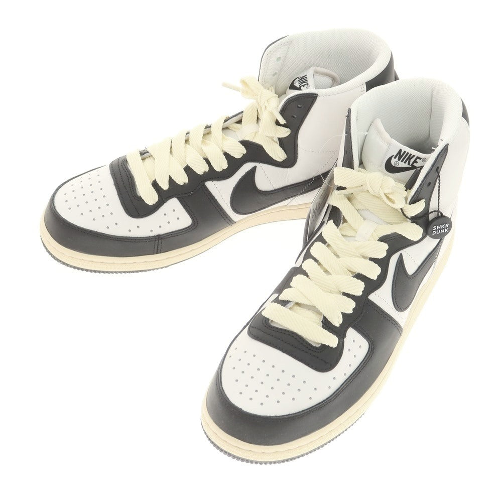 【中古】【未使用】ナイキ NIKE TERMINATOR HIGH PREMIUM パンダ ターミネーター スニーカー ホワイトxブラック【 29cm 】【 状態ランクS 】【 メンズ 】