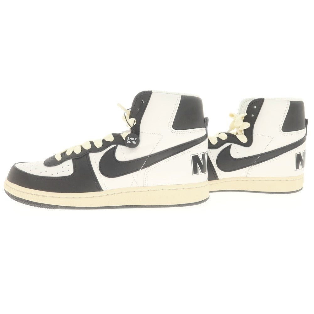 【中古】【未使用】ナイキ NIKE TERMINATOR HIGH PREMIUM パンダ ターミネーター スニーカー ホワイトxブラック【 29cm 】【 状態ランクS 】【 メンズ 】