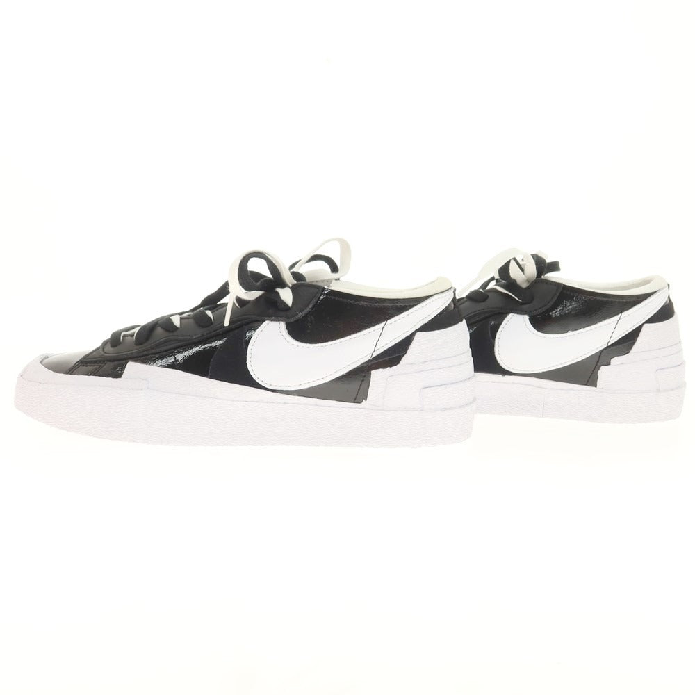 【中古】【未使用】サカイ Sacai × NIKE BLAZER LOW スニーカー ブラックxホワイト【 28.5cm 】【 状態ランクS 】【 メンズ 】