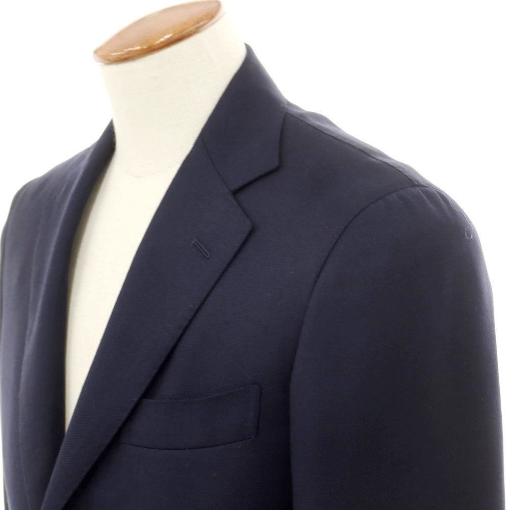 【中古】ビームスエフ BEAMS F Loro Piana ウール テーラードジャケット ネイビー【 46 】【 状態ランクB 】【 メンズ 】