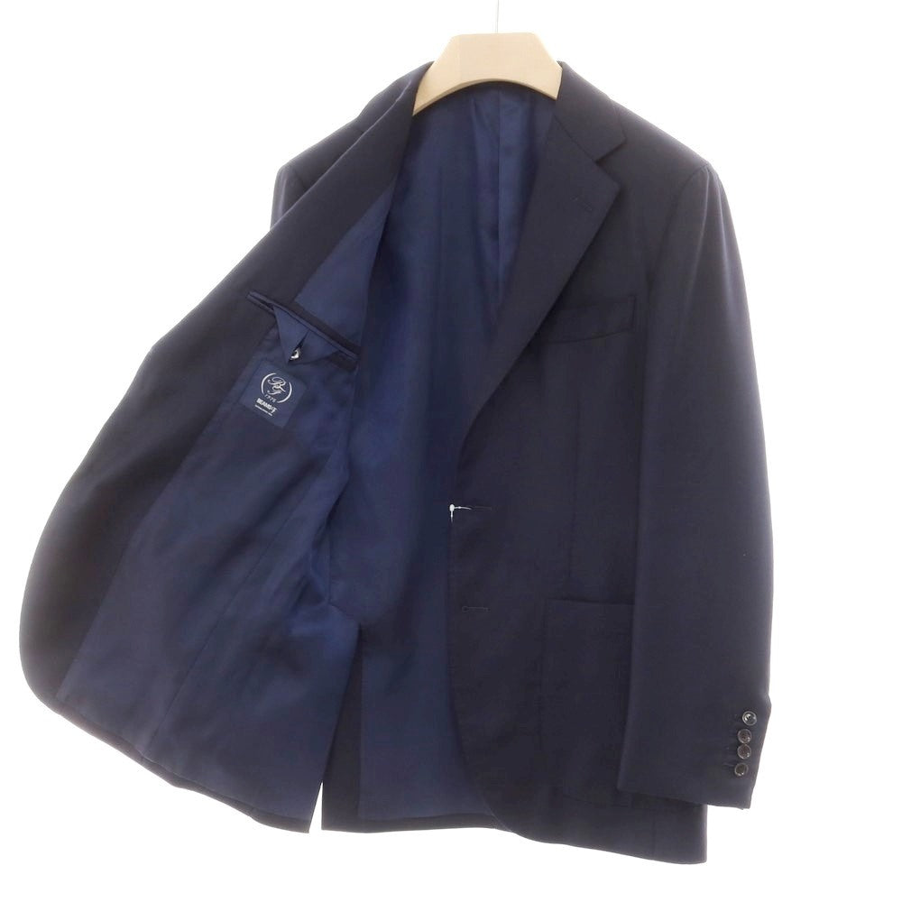 【中古】ビームスエフ BEAMS F Loro Piana ウール テーラードジャケット ネイビー【 46 】【 状態ランクB 】【 メンズ 】