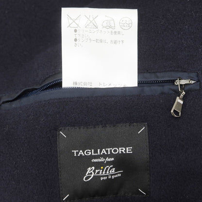 【中古】タリアトーレ TAGLIATORE ウールナイロン ピーコート ネイビー【 42 】【 状態ランクB 】【 メンズ 】