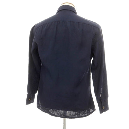 【中古】リングヂャケット RING JACKET リネン シャツジャケット カバーオール ネイビー【 M 】【 状態ランクB 】【 メンズ 】