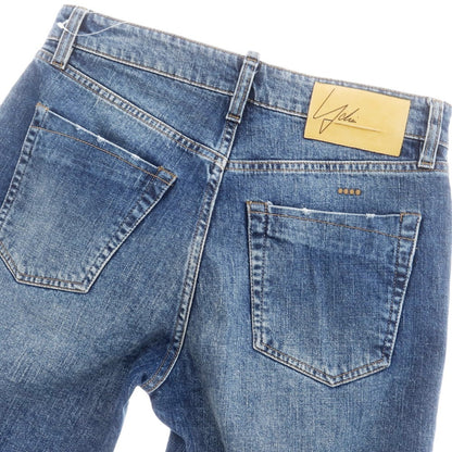 【中古】イカイ YCHAI ストレッチ ユーズド加工 ジーンズ デニムパンツ ブルー【サイズ30】【BLU】【S/S/A/W】【状態ランクB】【メンズ】