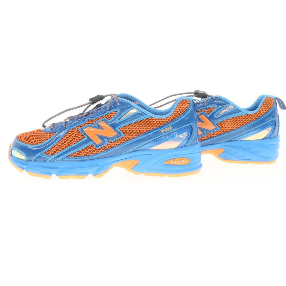 【中古】ニューバランス NEW BALANCE × AMINE 2024年秋冬 U740CB2 スニーカー ブルーxオレンジ【 27cm 】【 状態ランクA 】【 メンズ 】