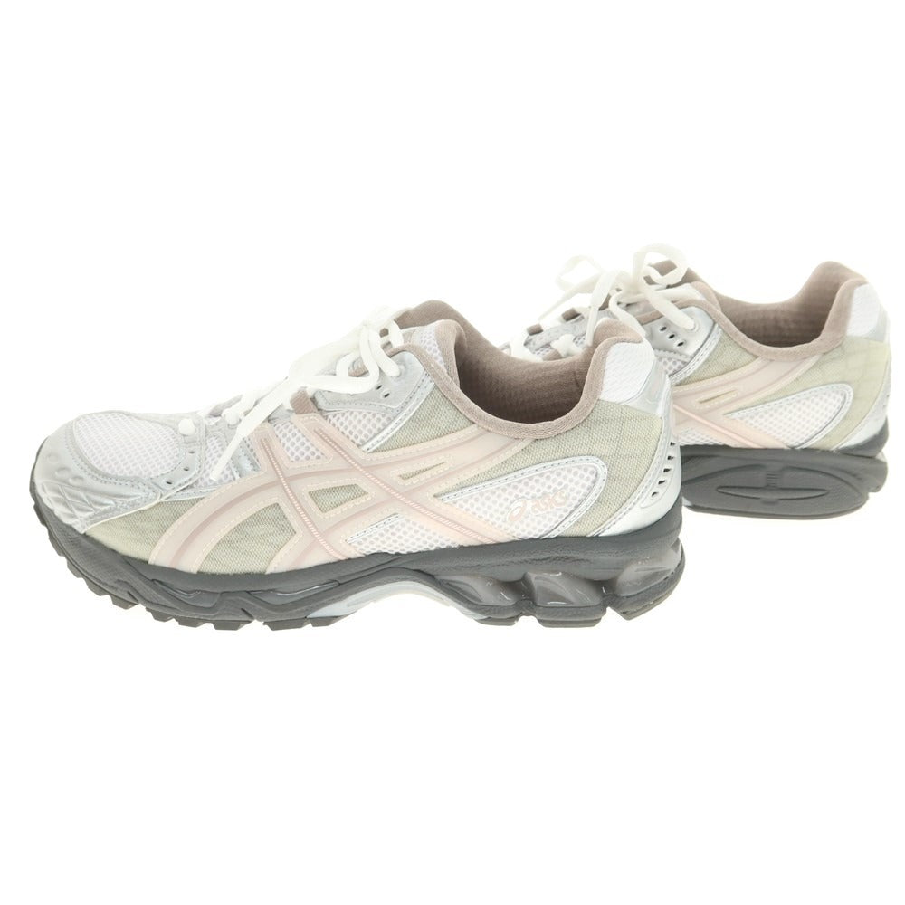 【中古】キス KITH × asics 2024年秋冬 GEL-NIMBUS 10.1 スニーカー ホワイトxシルバー系【 27cm 】【 状態ランクA 】【 メンズ 】