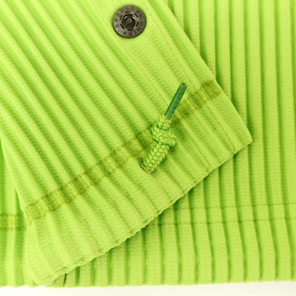 【中古】オム プリッセ イッセイミヤケ HOMME PLISSE ISSEY MIYAKE 2025年春夏 プリーツ加工 ブルゾン ライトグリーン【 表記なし（L位） 】【 状態ランクA 】【 メンズ 】