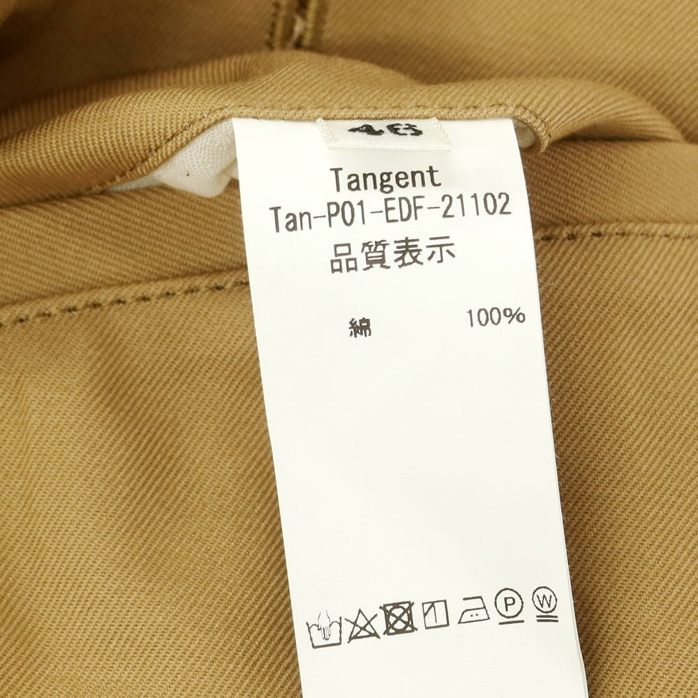 【中古】【未使用】タンジェント Tangent コットン チノパンツ ライトブラウン【 46 】【 状態ランクS 】【 メンズ 】