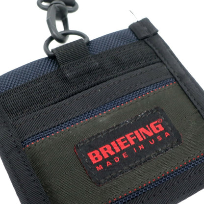 【中古】ブリーフィング BRIEFING ナイロン ネックポーチ ネイビーxブラック【 状態ランクC 】【 メンズ 】