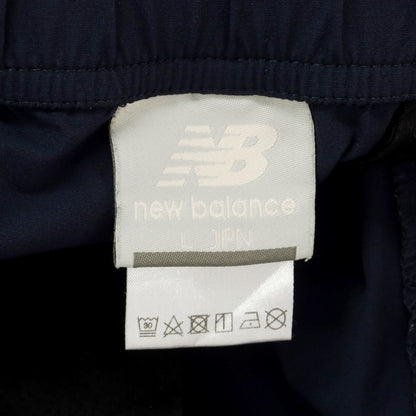 【中古】ニューバランス NEW BALANCE ストレッチ ナイロン イージーパンツ ネイビー【サイズL】【NVY】【S/S/A/W】【状態ランクC】【メンズ】